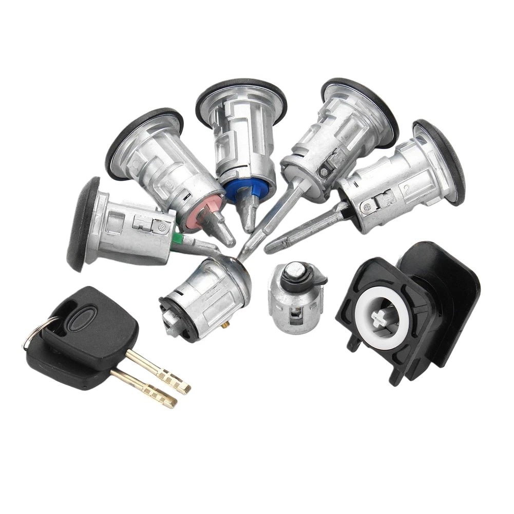 For Ford For Transit Connect Door Lock Cylinder and Ignition Lock Kit 4425134