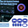AC Switch Air Vent Knob Cover Set for Honda Civic (2022–2023)