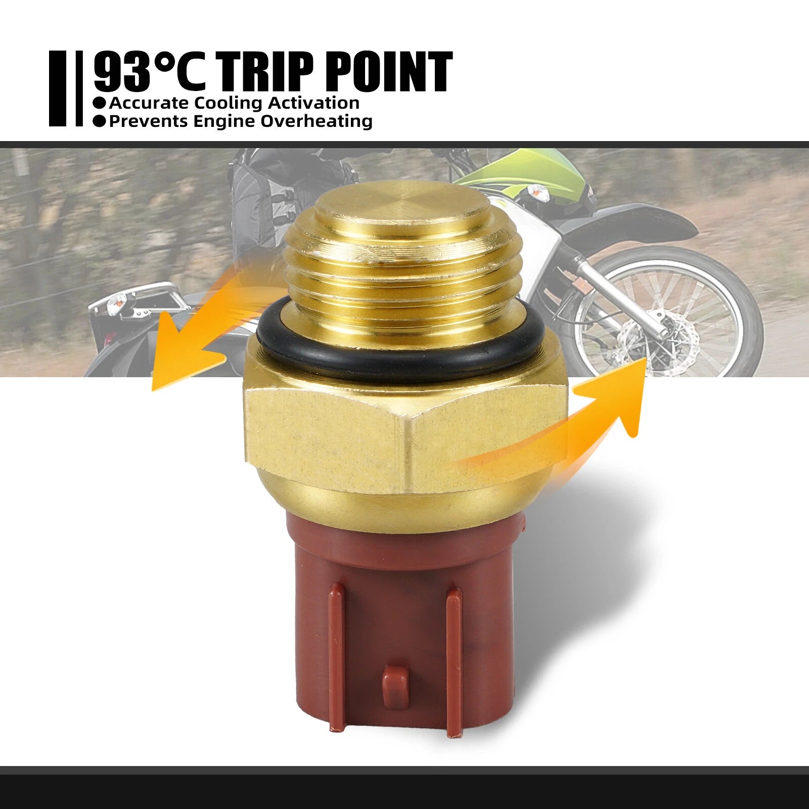 Radiator Fan Thermo Switch Temperature Sensor for Suzuki (O17680-33E00)