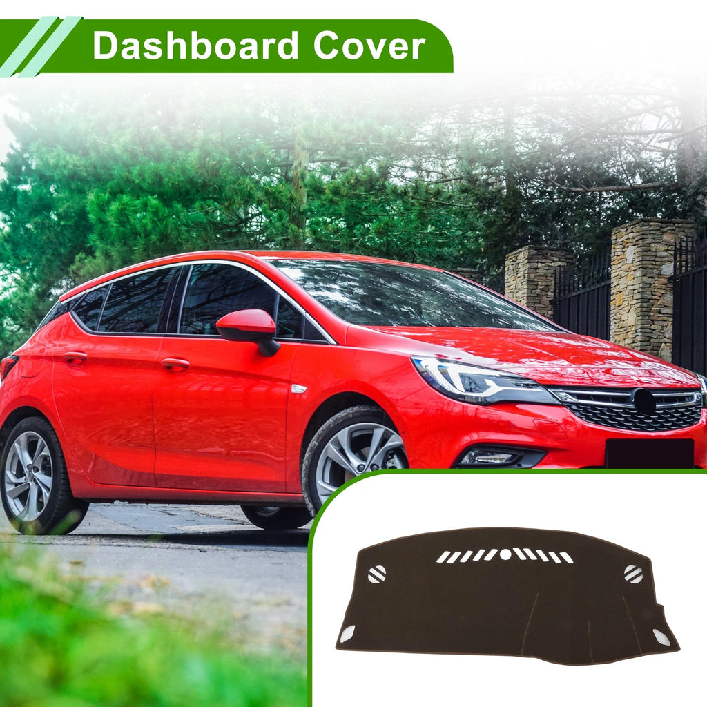 Dashboard Cover for Opel Astra K (2016–2019) Polyester Brown 1 Pc