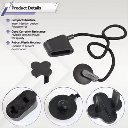 2X Car Parcel Luggage Shelf String for Ford Fiesta (2017–2023) 2423830