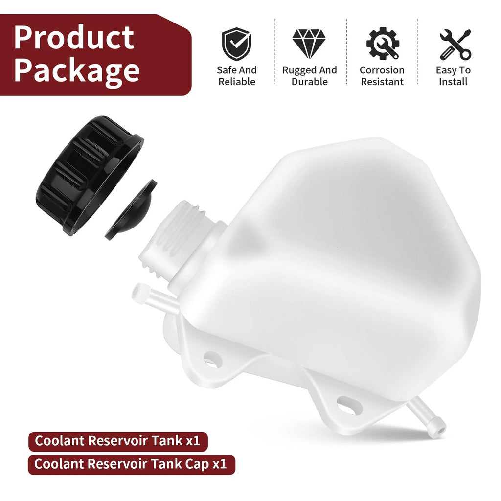 Coolant Reservoir Tank Overflow Bottle Kit for Kawasaki KLX250 KLX250S (2006–2007)