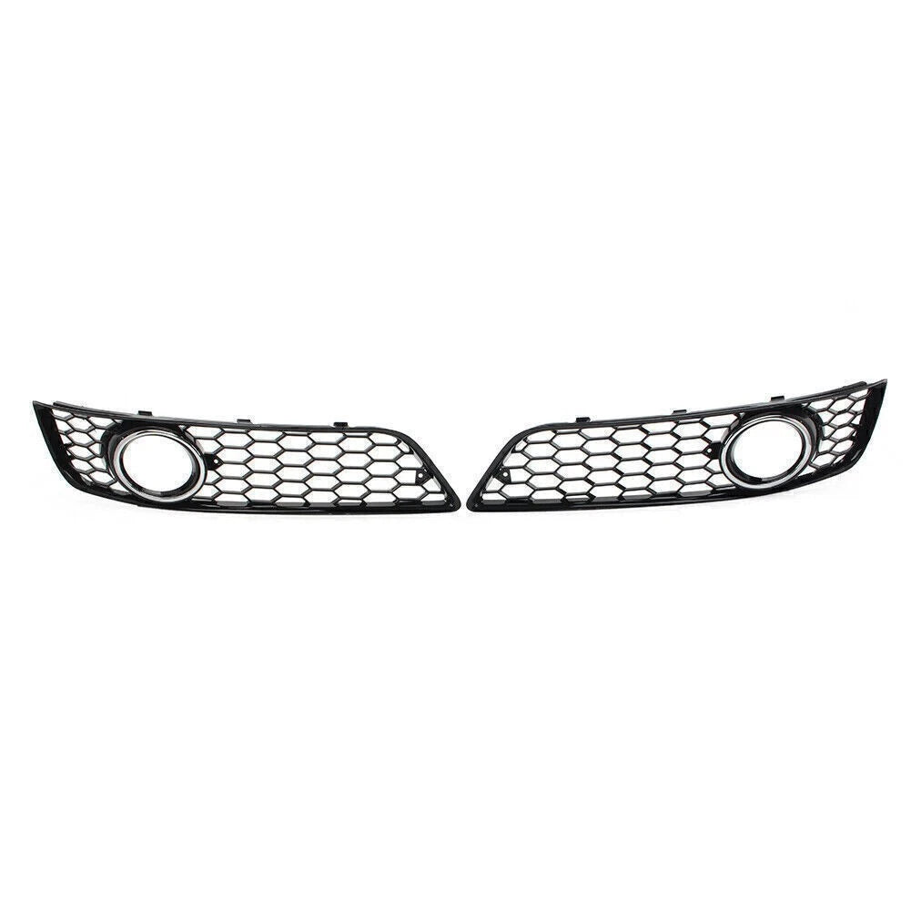 Chrome Front Bumper Honeycomb Mesh Grille Cover for Audi A3 8P (2009–2013)