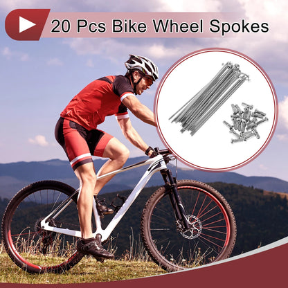 Bicycle Spokes 90mm 304 Stainless Steel Replacement for 13G Bike Wheels (2005–2015)