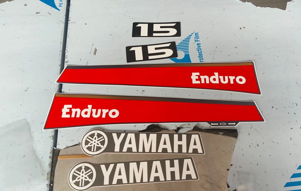 Sticker Kit for Yamaha 15HP 2T Outboard (Anti-UV, Not Fade)