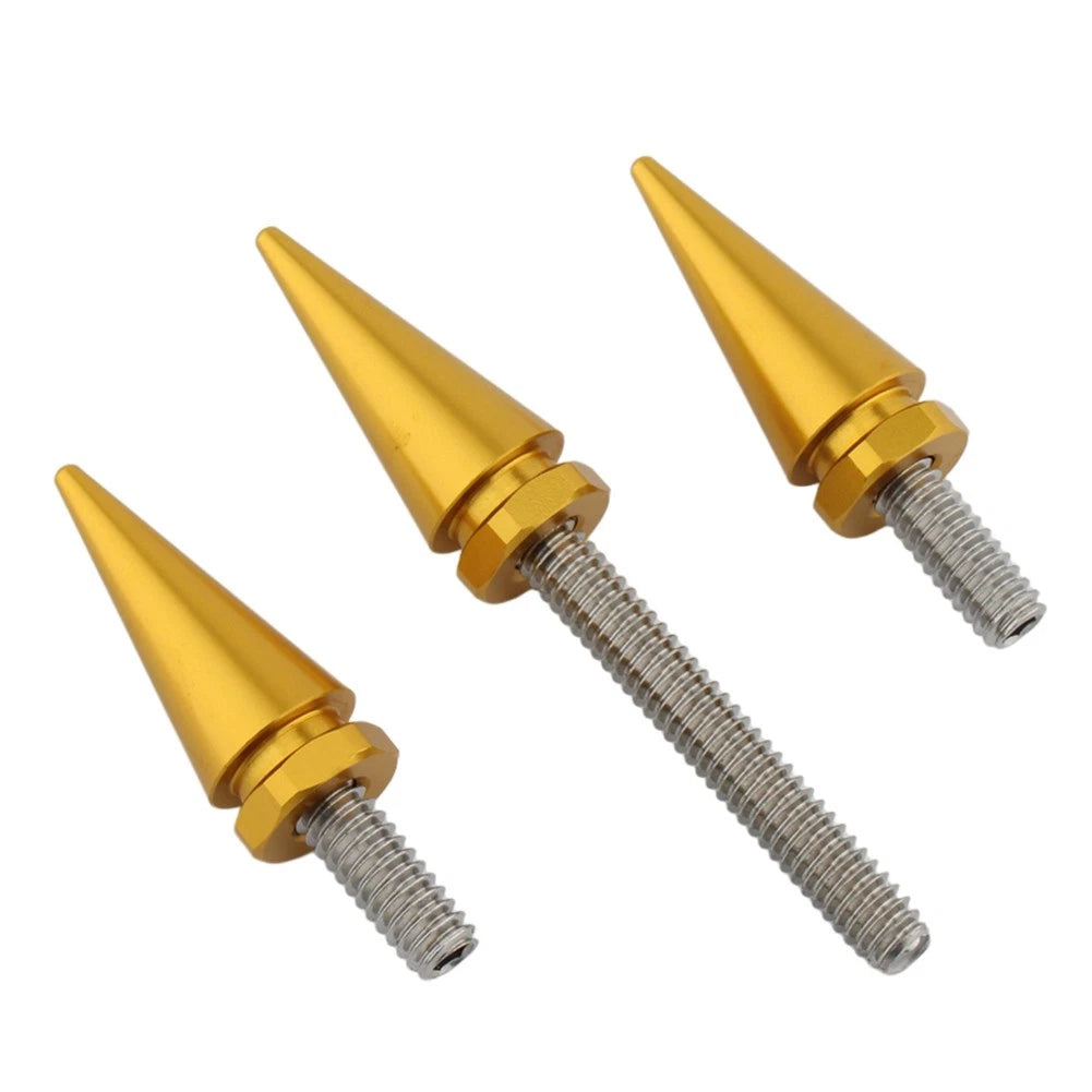 3X 6mm Gold Windshield Screw for Harley Electra Glide (2014–2023)