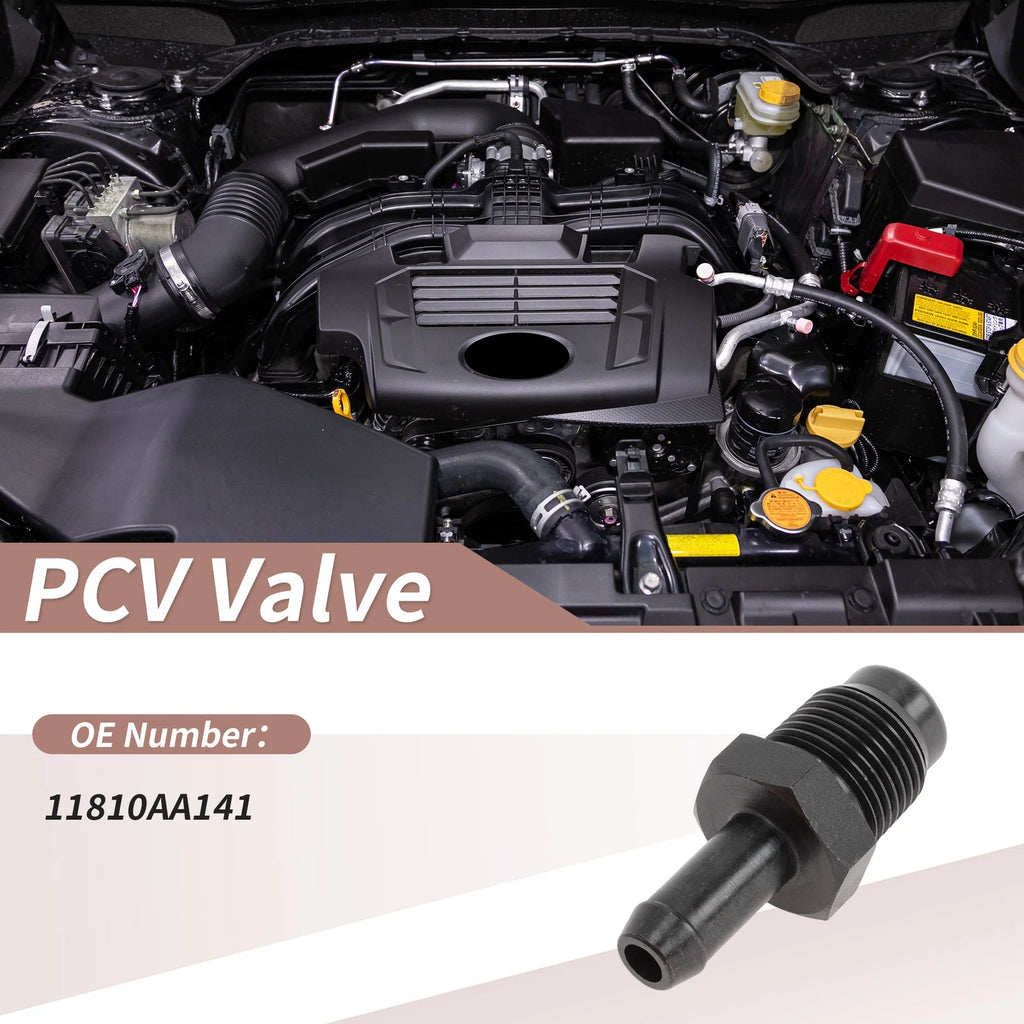 PCV Valve Replacement for Subaru Forester (2014–2018) Metal Black 1 pcs