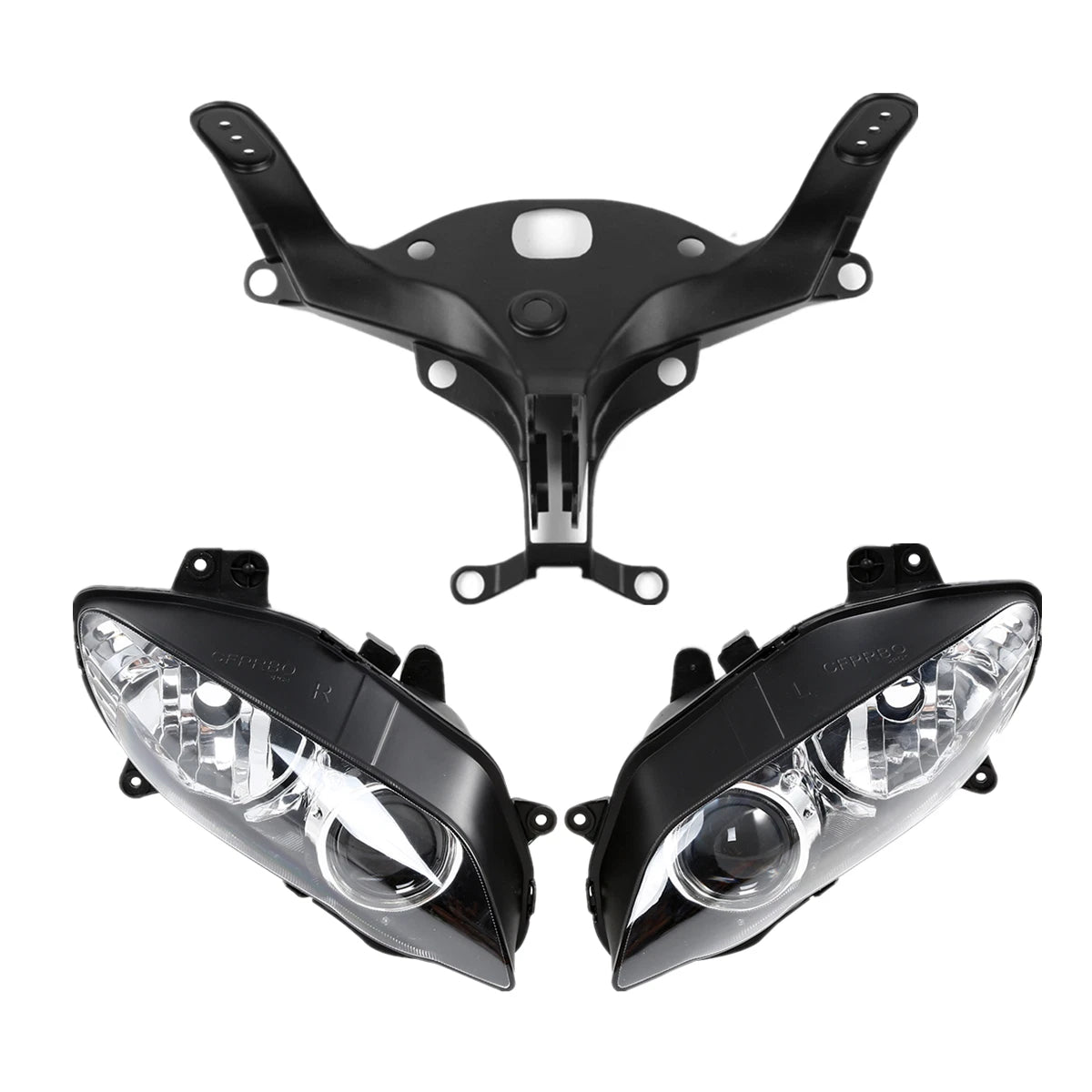 Front Headlight Assembly & Fairing Stay Bracket for Yamaha YZF R1 (2004–2006)