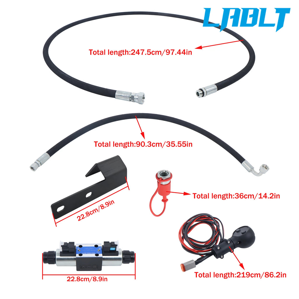 Hydraulic Third Function Valve Kit for Kubota L4701 L4600 (2014–2023)
