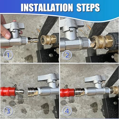 3/8 Ball Valve for High Pressure Washers 5000PSI