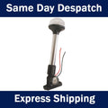 LED Light Nav 360° Deck Mount Fold Down 12V 265mm Clear Lens for