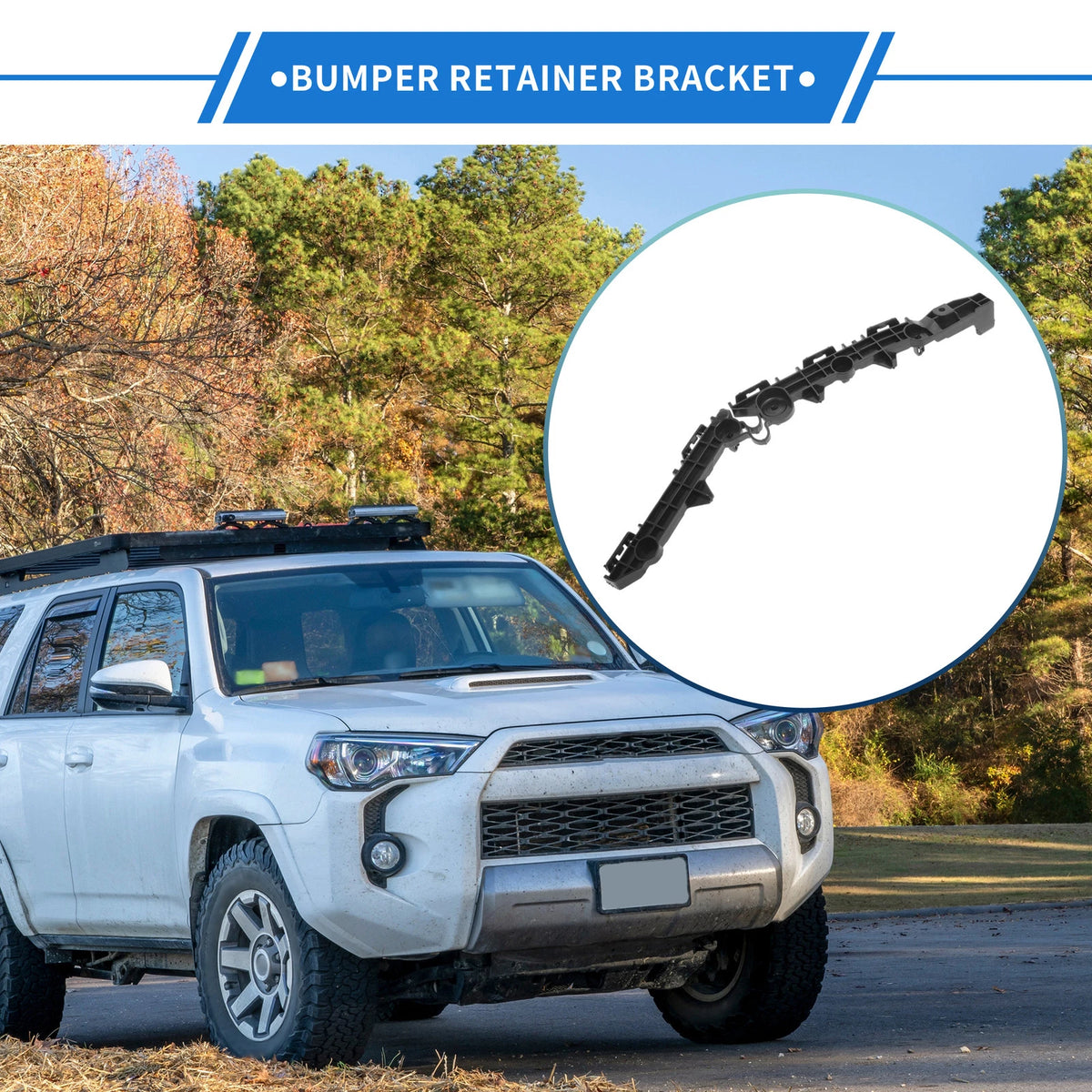 Right Rear Bumper Retainer Bracket No.5215542050 for Toyota RAV4 (2019–2022)
