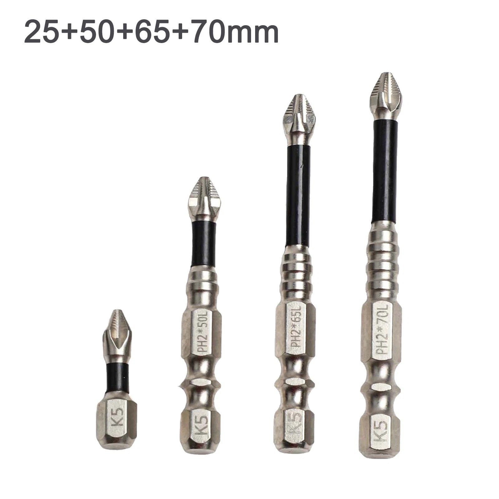 345pcs Magnetic Screwdriver Bits Set with Non-Slip Hexagonal Handle