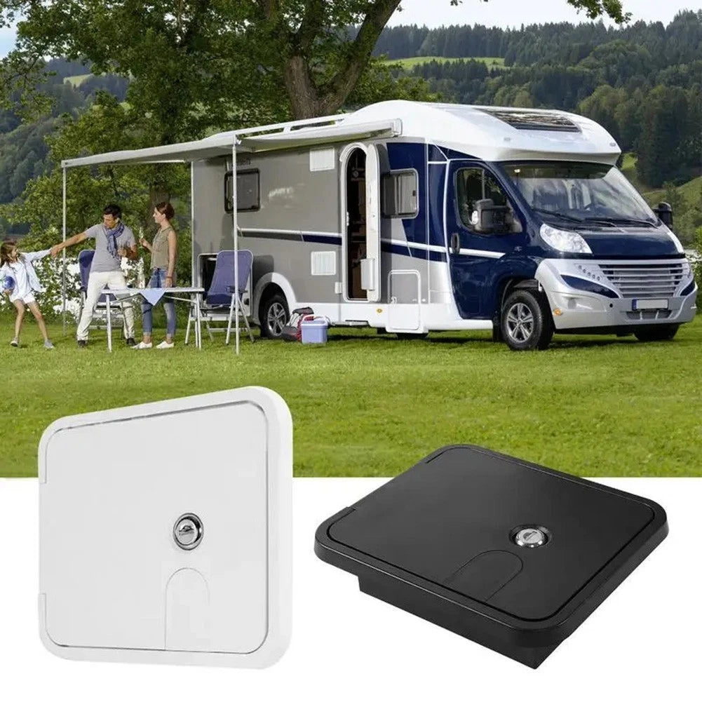 Convenient 180 Degree Opening RV Power Cable Hatch for Easy Maintenance