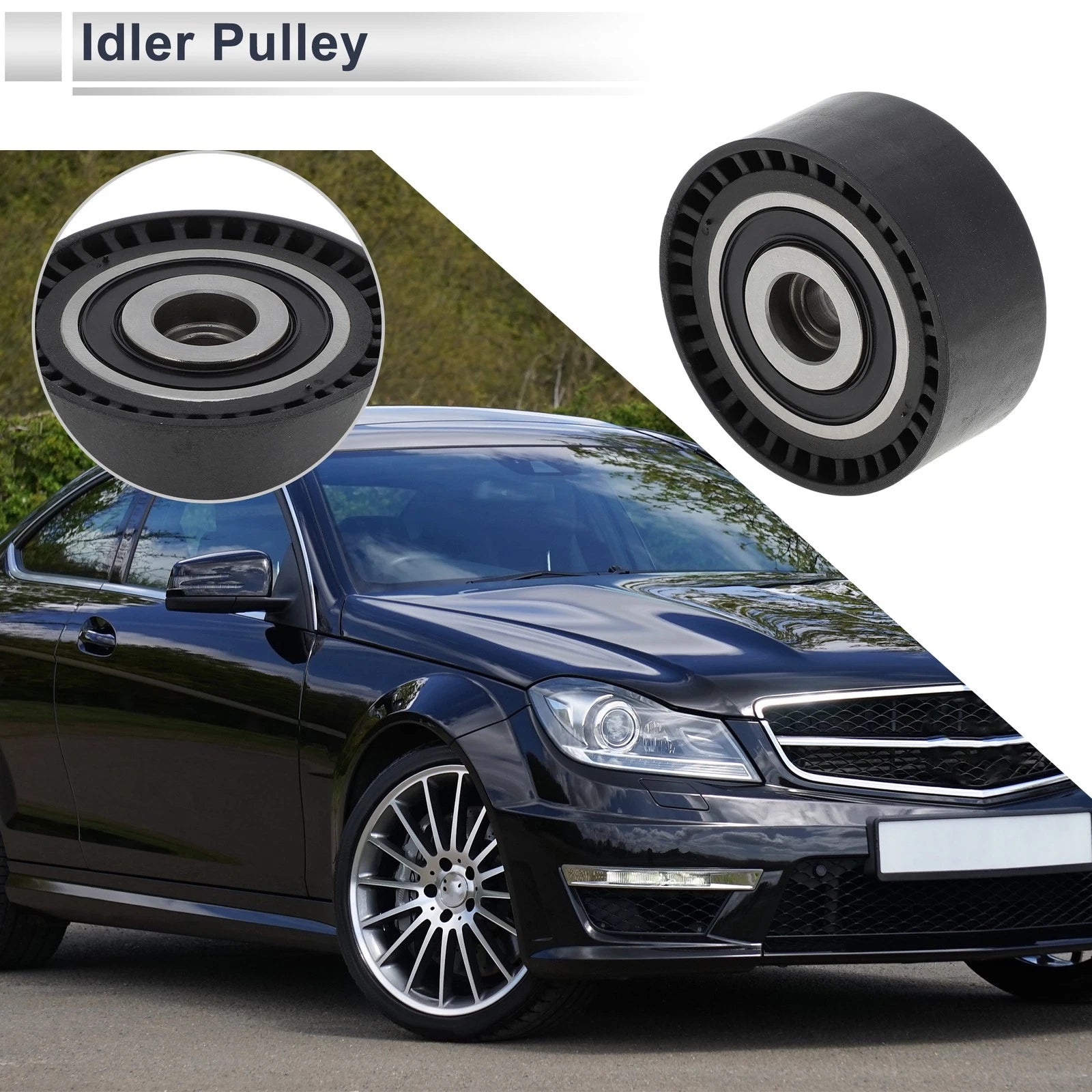 Drive Belt Idler Pulley for Mercedes-Benz C-Class (2017–2023) Replacement