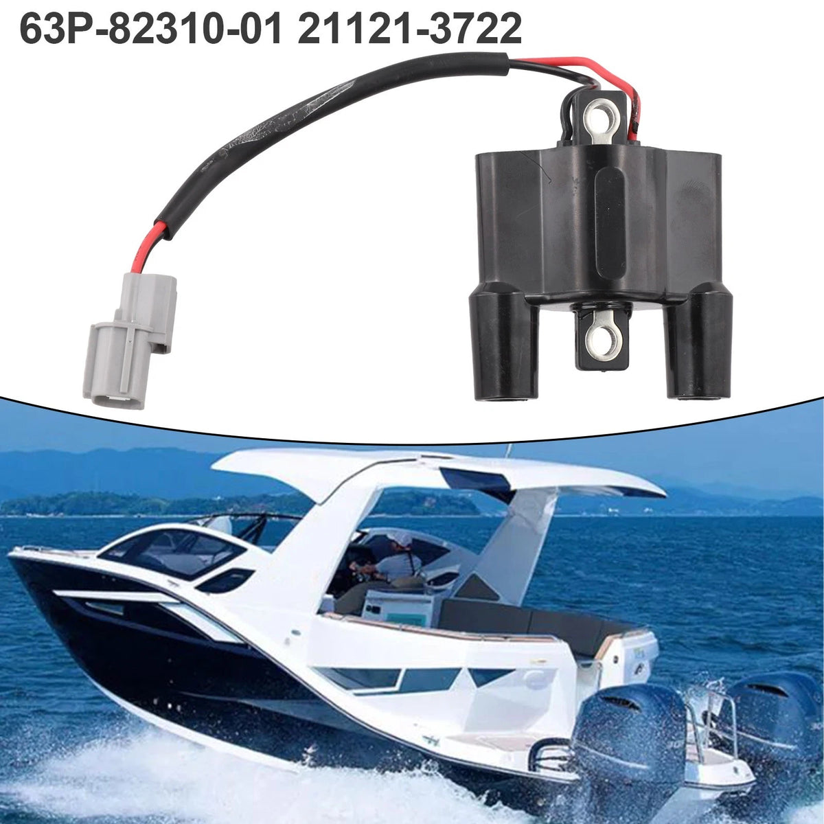 Ignition Coil for Motorcycle (63P-82310-01-00, F6T557)