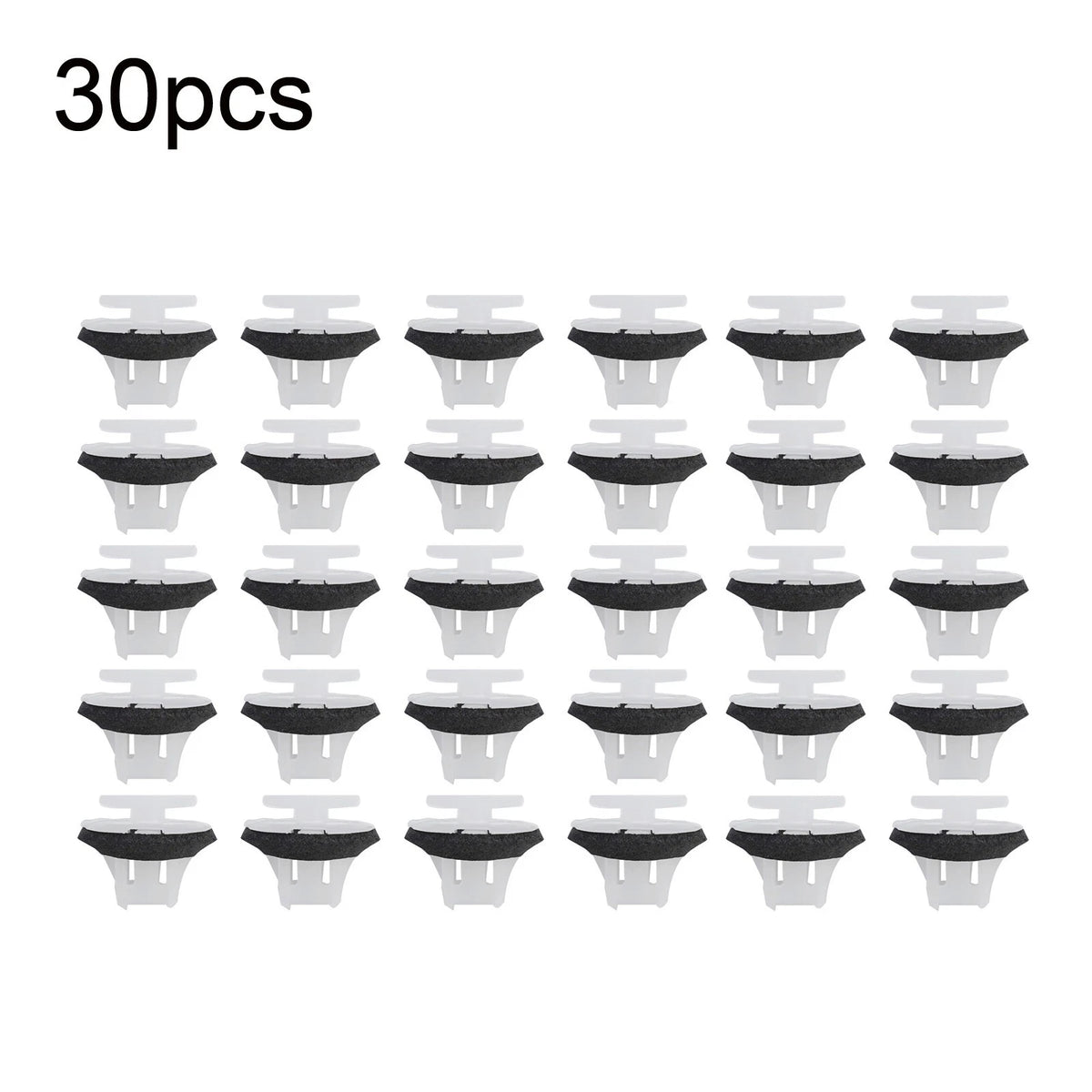 30Pcs Mudguard Molding Clips for Front Placement