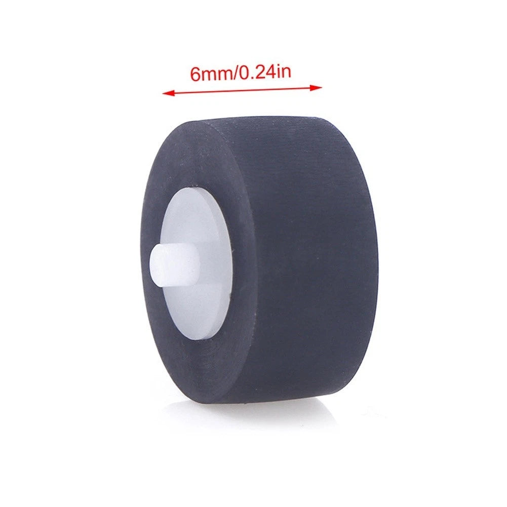 Rubber Pinch Roller Wheel 13x6x2mm Axial Type for Cassette Tape Playback