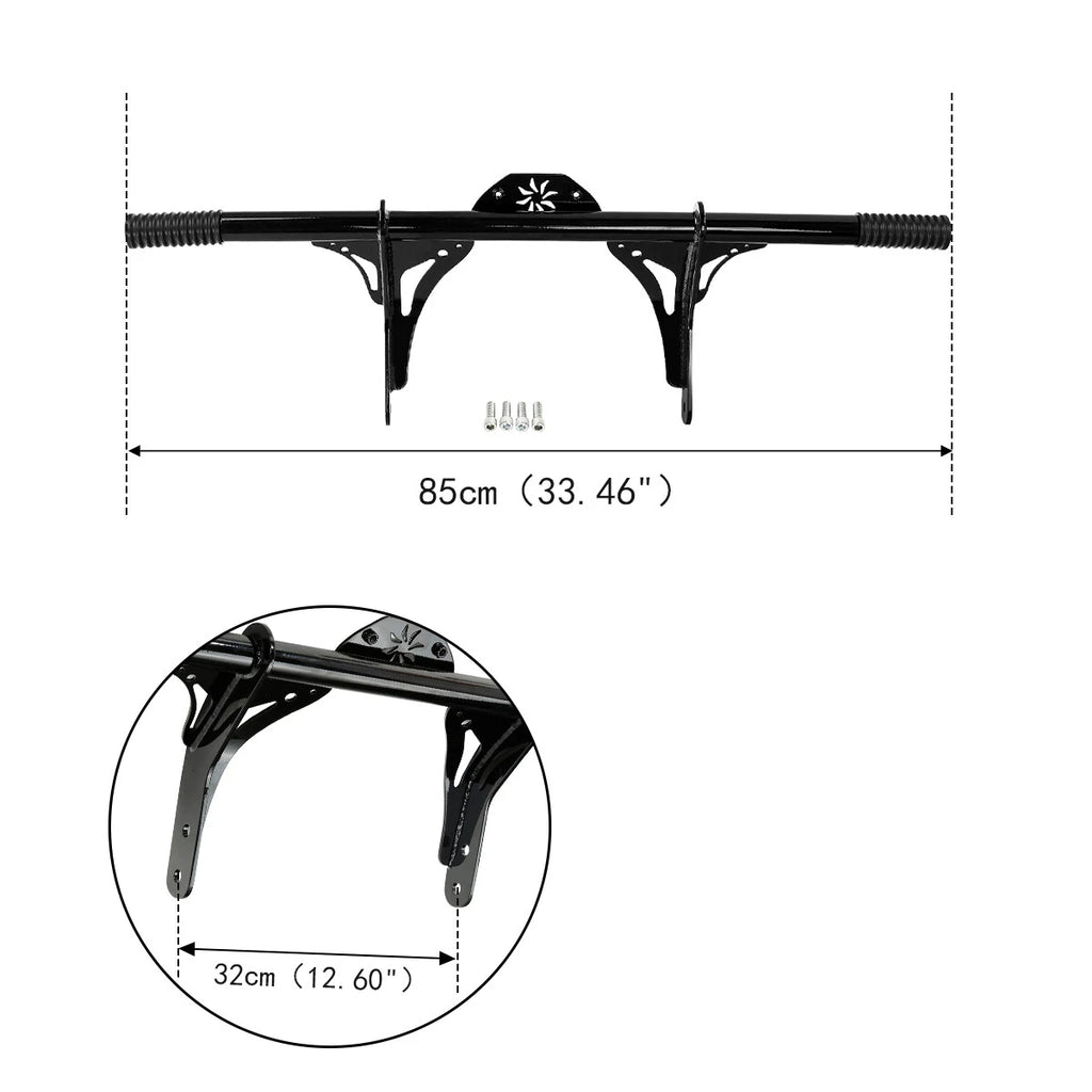 Front Black Crash Bar Protector for Harley Davidson Dyna (2006–2017)