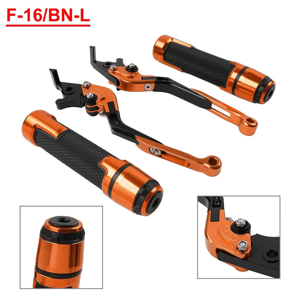 Brake Clutch Levers Handlebar Grips Set for Benelli TRK502 TRK251 BN302S