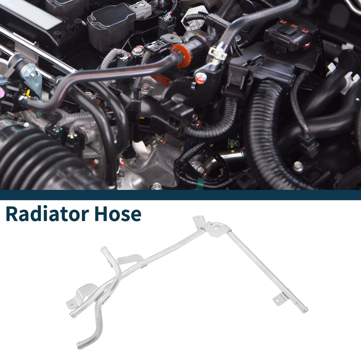 Radiator Hose Coolant Pipe Replacement for Audi Q7 3.0T (2007–2015)