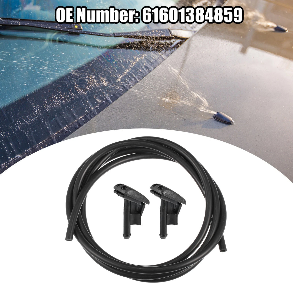 Windshield Washer Nozzle Replacement Set for BMW 318i (1992–1998)