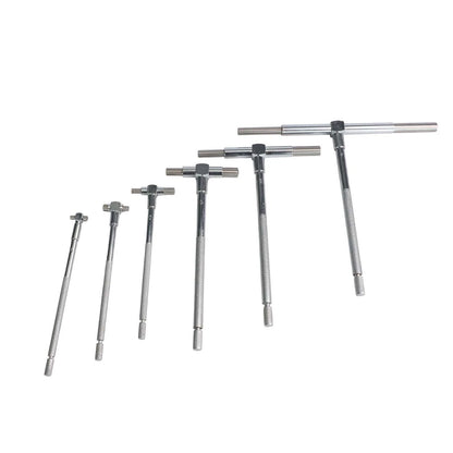 6pcs Micrometer Telescopic Gauge Set for Adjustable Inner Diameter Inspection