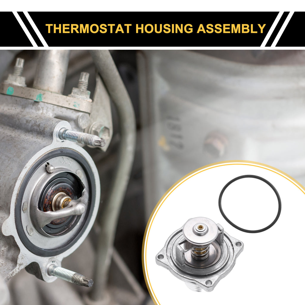 Engine Coolant Thermostat Housing Replacement for BMW 540i 740i 4.4L (1997–1998)
