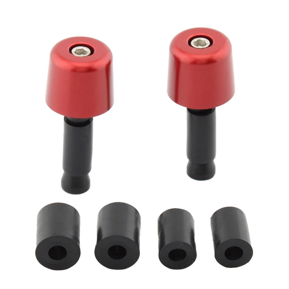 Handlebar Grips for Universal Motorcycle (1in/25.4mm) - Red