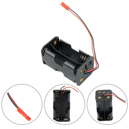 Pack Receiver AA Battery Cases Insert Compartment Box for 1/10 RC Model Car