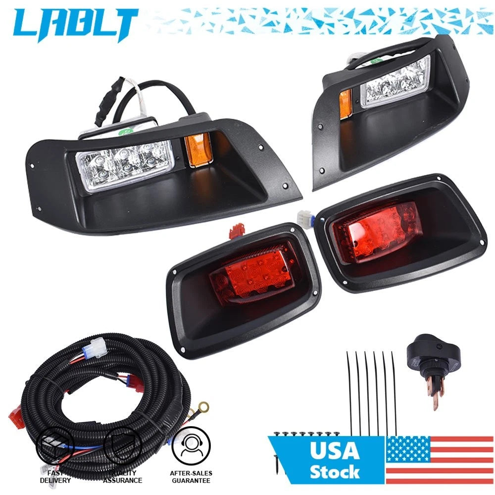 LED Headlight & Tail Light Kit for EZGO TXT (1996–2013)