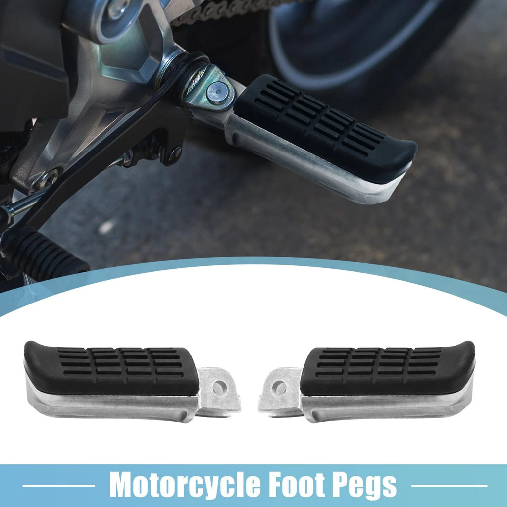 Pair 8mm Aluminum Footpegs Replacement for Honda Motorcycle (2005–2015)