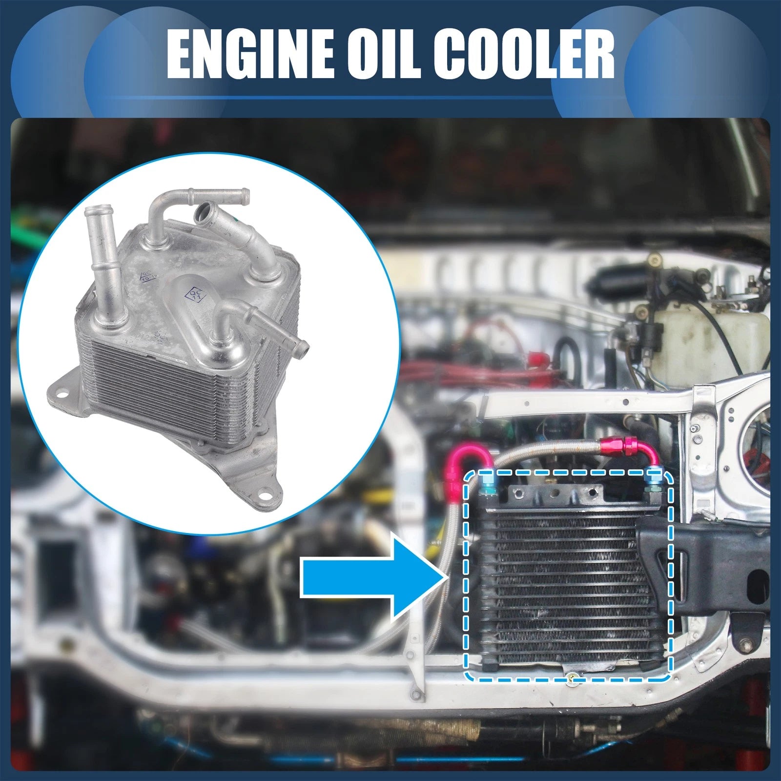 Engine Oil Cooler Replacement for Mitsubishi Eclipse Cross (2018–2022)
