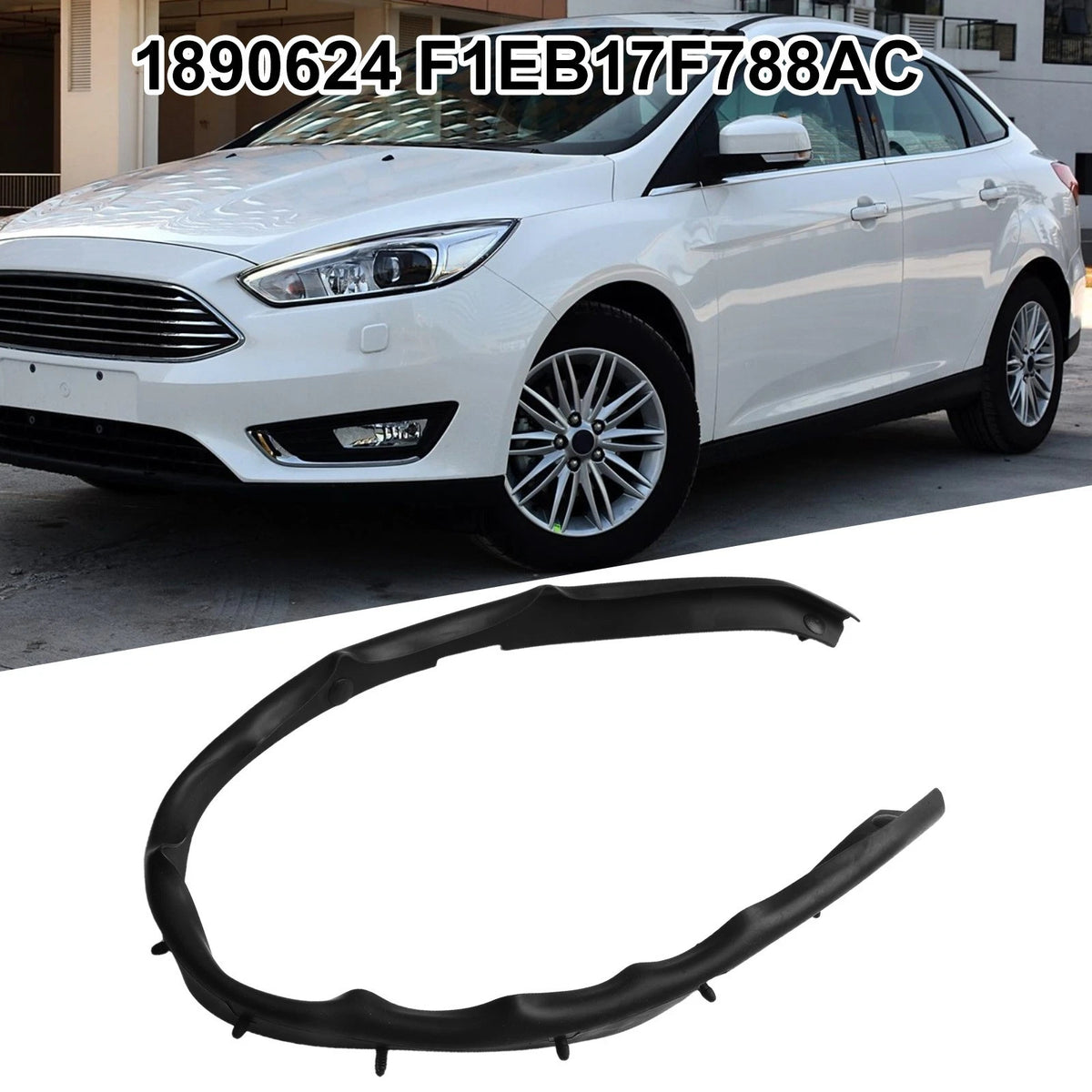 Front Bumper Cross Trim for Ford For Focus Non Deformation & OE Replacement