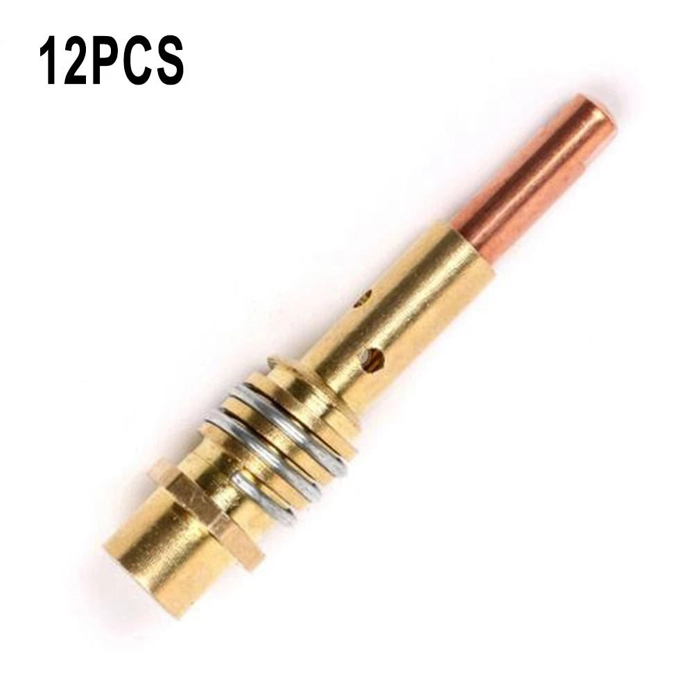 12 Pcs MIG Torch Welding Contact Tip Kit for MB15 (0.6/0.8/1.0mm)