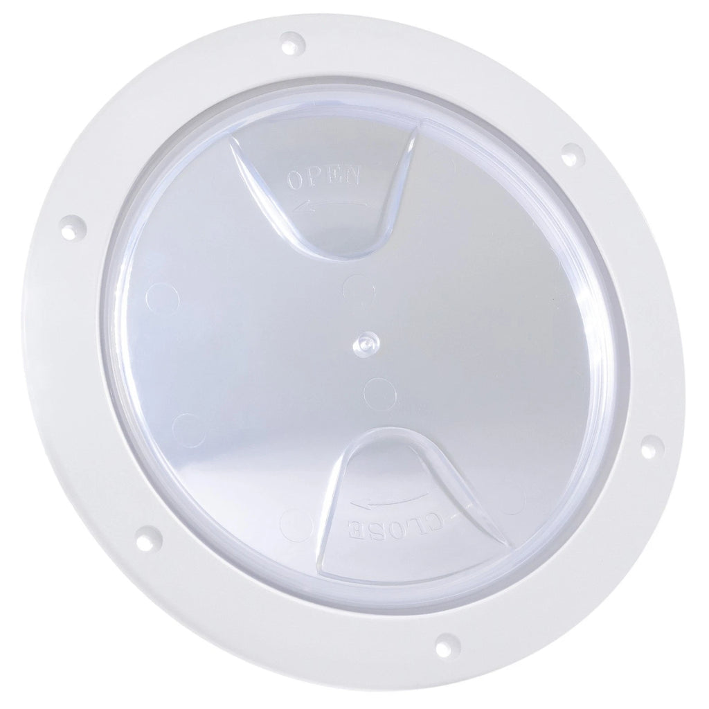 6" Round Inspection Deck Plate for Marine Access Hatch (Boat)