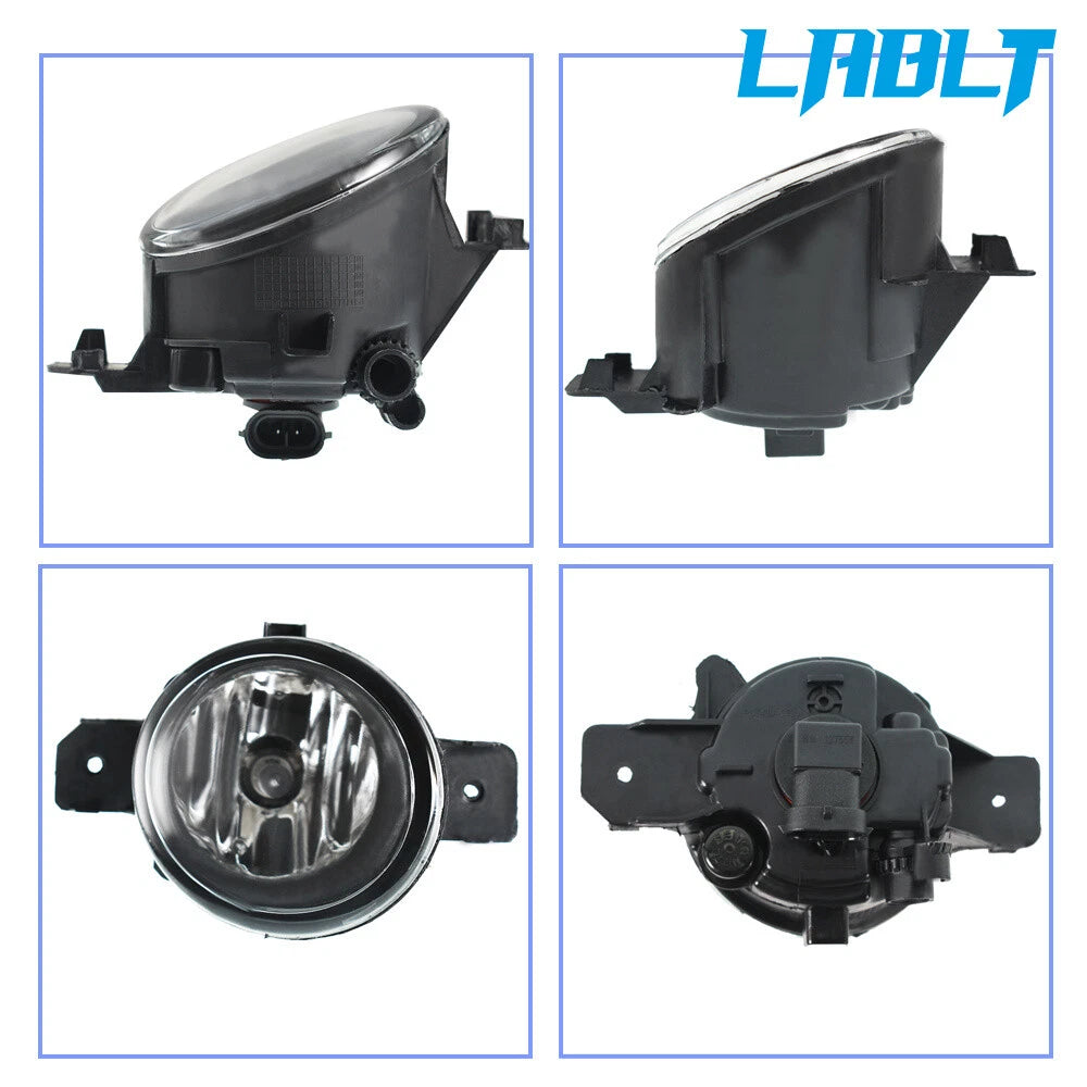 Fog Light Lamps w/Bulb Switch for Nissan Rogue (2014–2016)