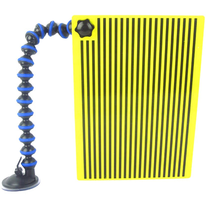 Dent Alignment Tool for Vehicles with Reflective Markings and Suction Cup Base