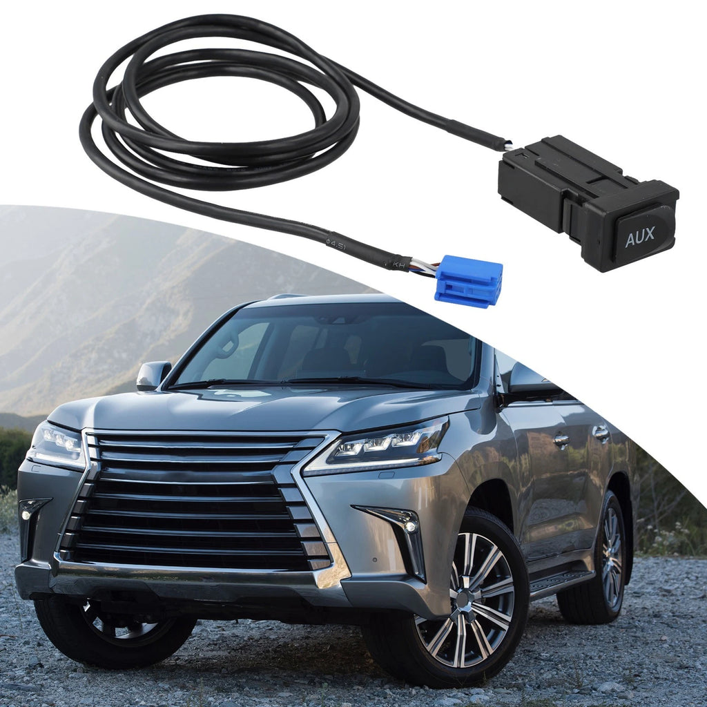 Audio Socket Adapter + 6Pin Cable for Toyota Lexus