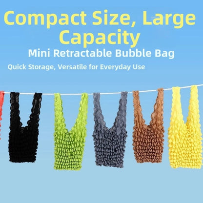 Expandable Bubble Shopping Tote Bag for Universal Use