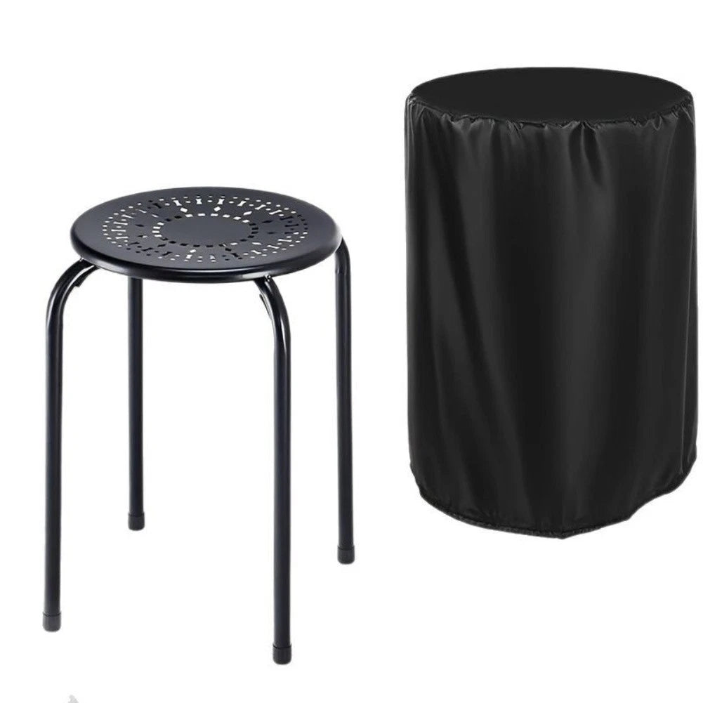 Outdoor Seating Stool Cover Seat Protector Moisture Resistant Full Fit