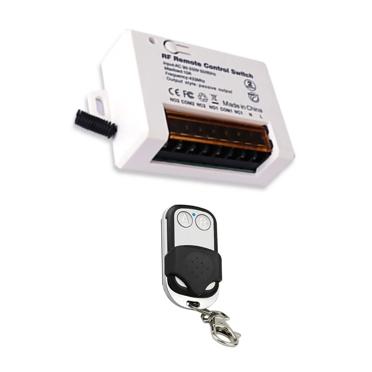 Wireless Remote Control Switch for Garage/Gate (110V/220V)