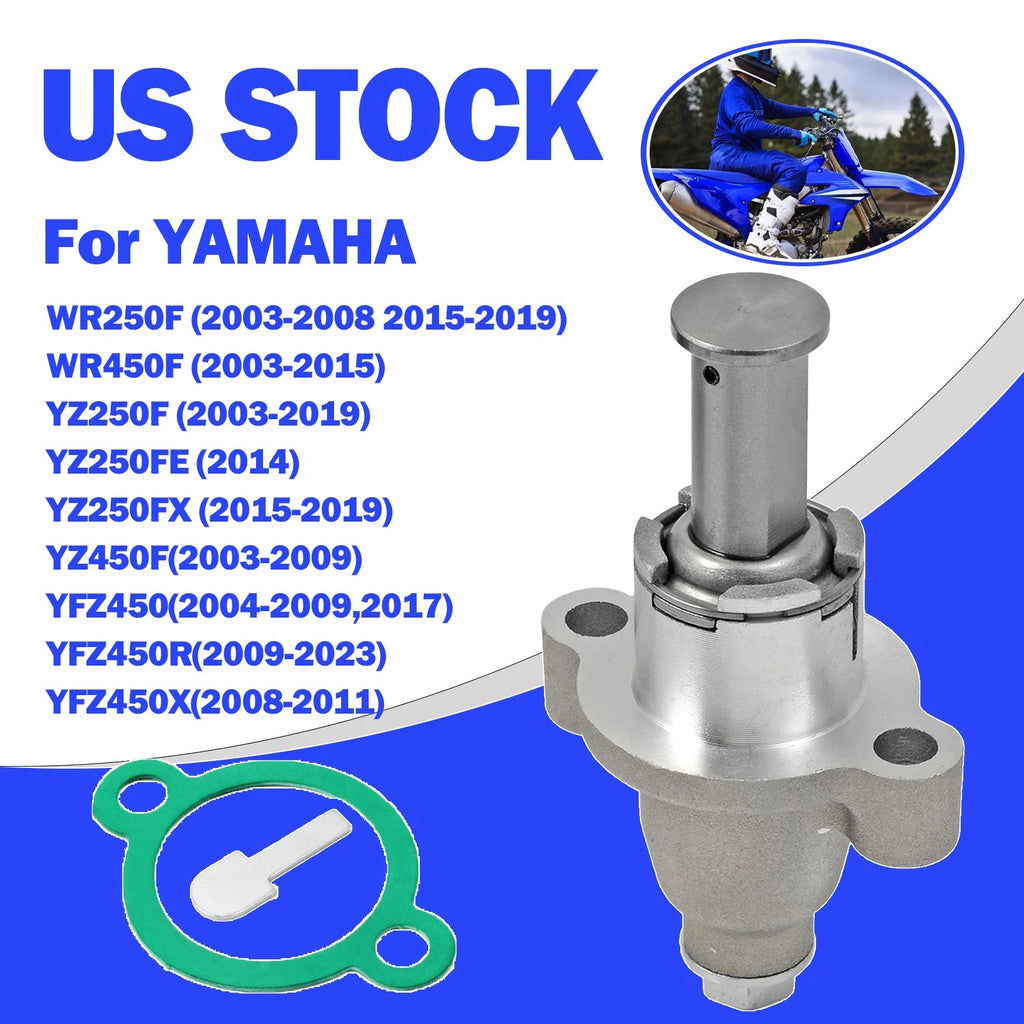 Cam Timing Chain Tensioner & Gasket for Yamaha YFZ450X (2008–2011)