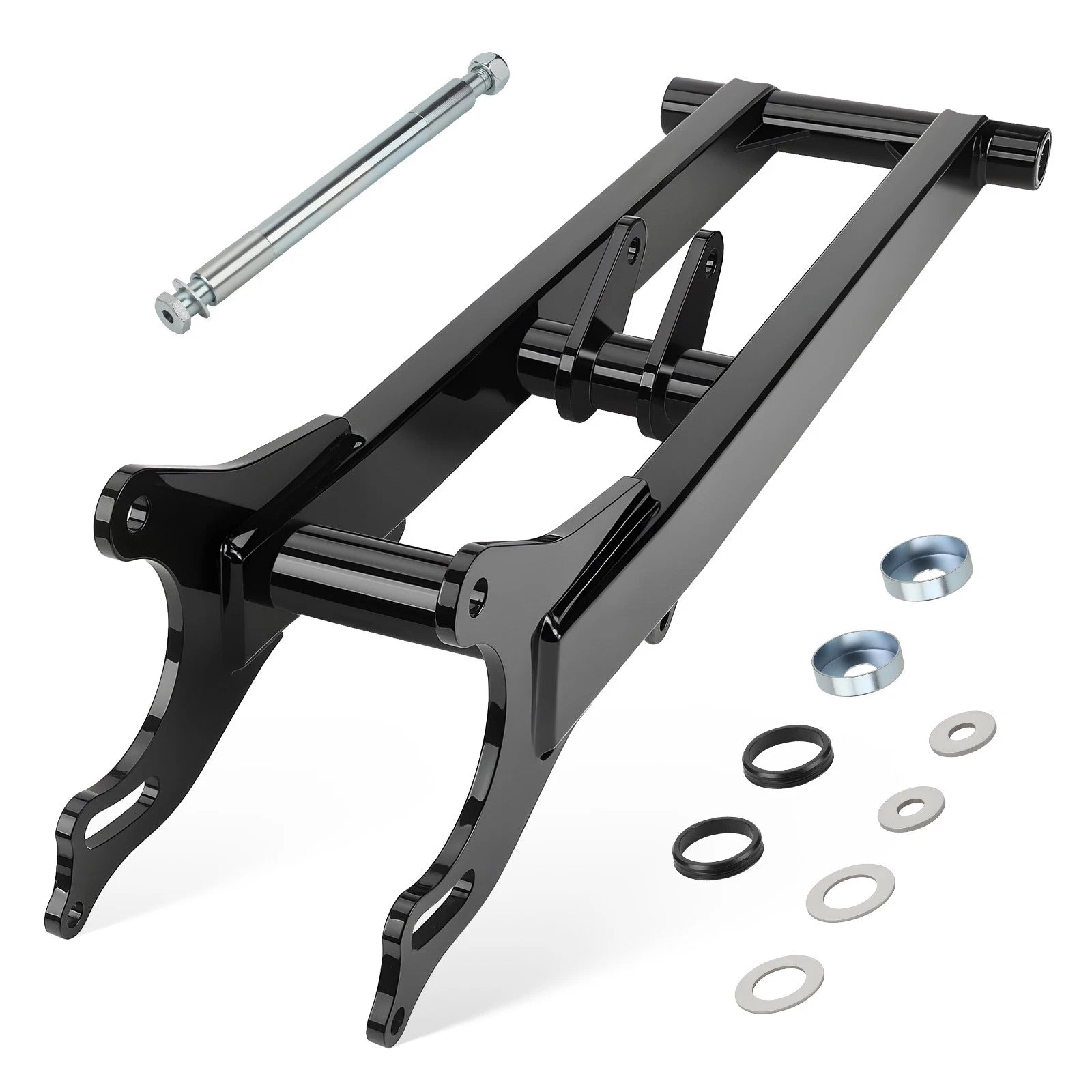 6" Extended Rear Swingarm for Yamaha Banshee 350 (1987–2006) Black Heavy Duty
