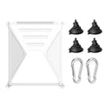 Suction Cup Mount for Starlink Dish (RV, Van, Boat)