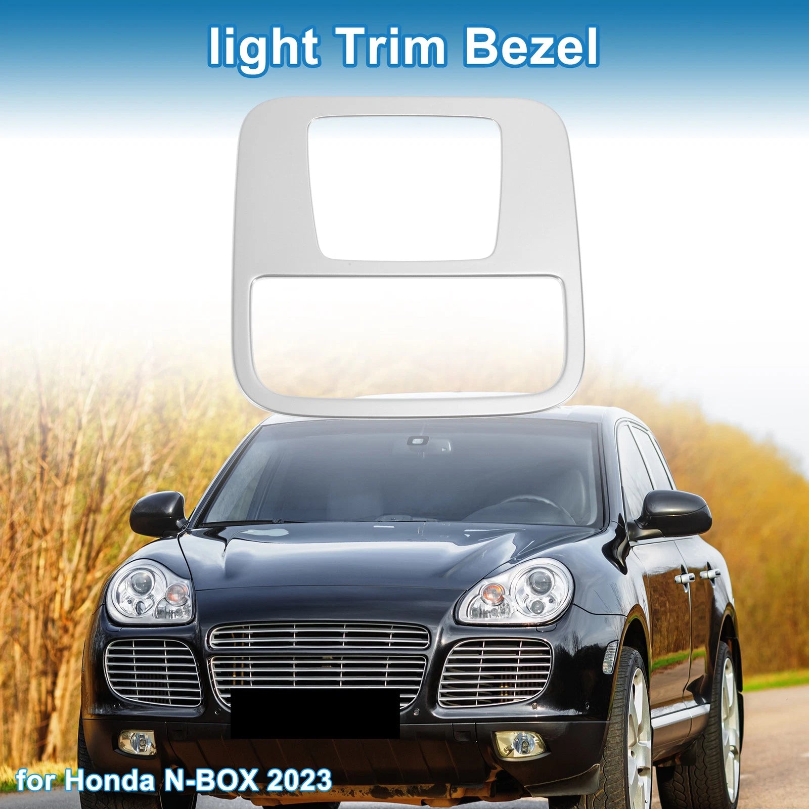 Front Row Light Trim Bezel OEM for Honda N-BOX (2023–2023) Silver Tone