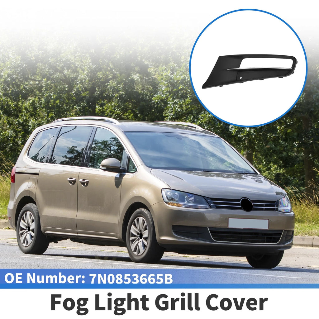 Fog Light Grill Front Left Replacement for Volkswagen Sharan (2012–2019)