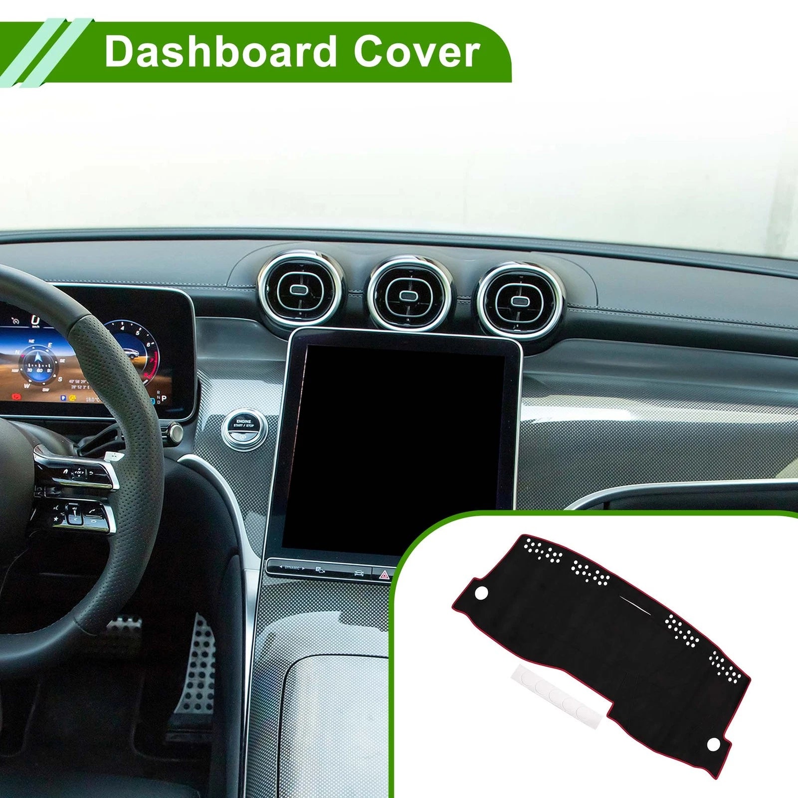Dashboard Dash Cover Mat Replacement for Mercedes Benz W246 B180 B200