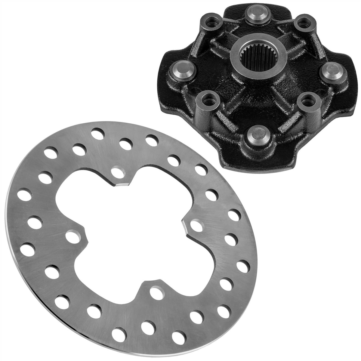 Front Left/Right Wheel Hub w Disc for Honda Foreman Rubicon 500 TRX520FA (2020–2022)