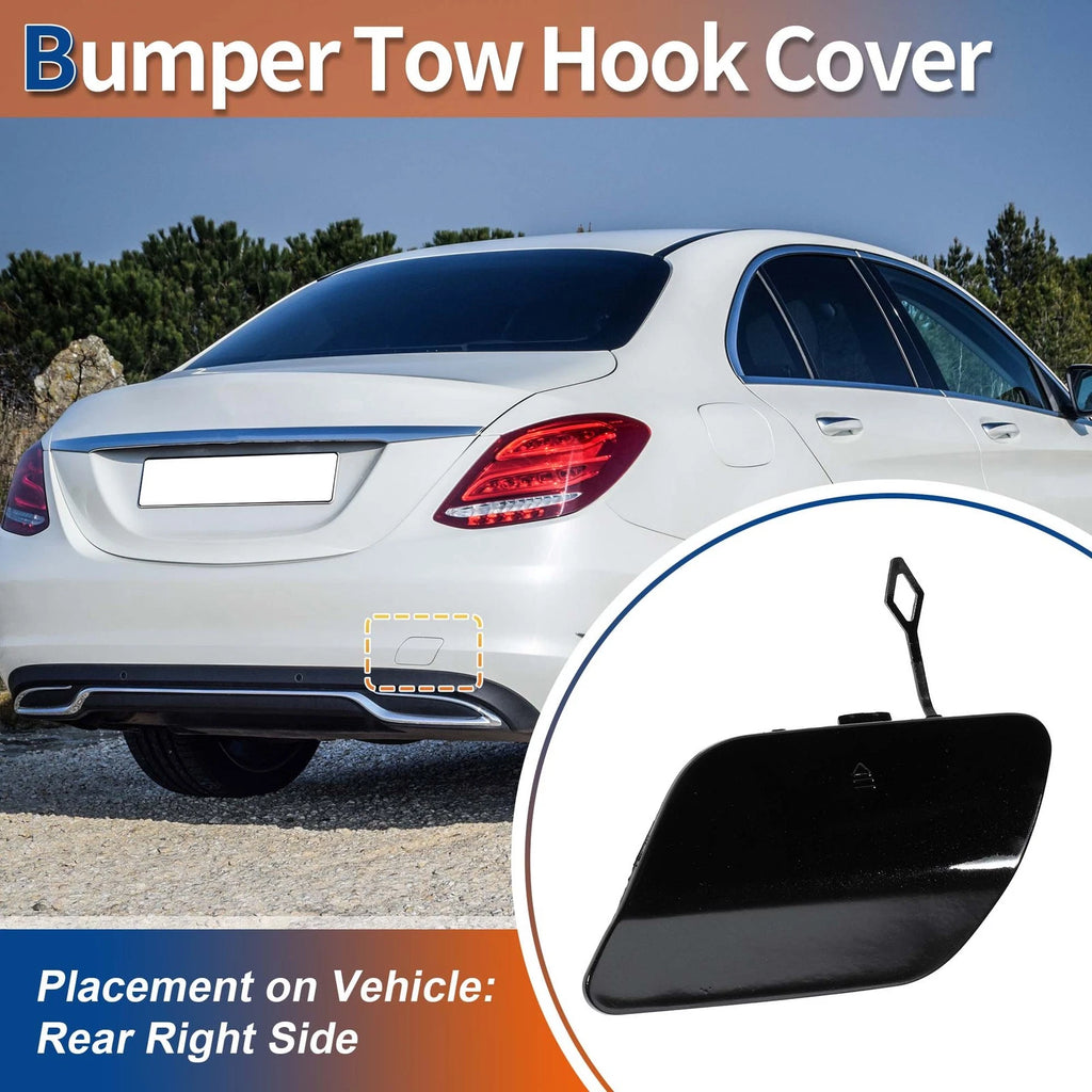 Rear Tow Hook Cover Replacement for Mercedes-Benz A205 (2017–2020)
